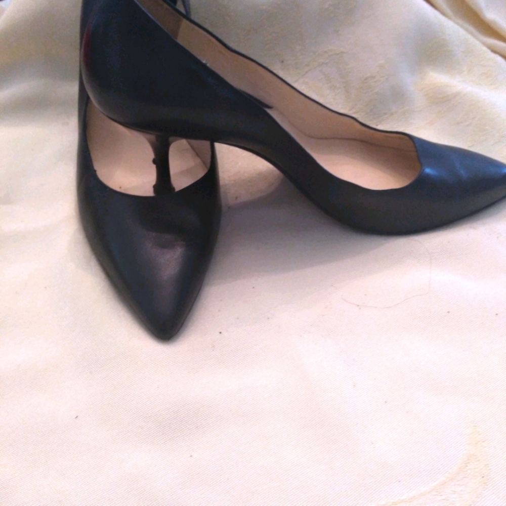 COPY - Black leather Cole haan heels